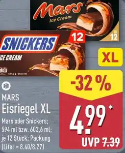 Aldi Nord MARS Eisriegel XL Angebot