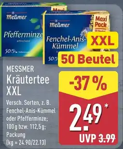 Aldi Nord MESSMER Kräutertee XXL Angebot