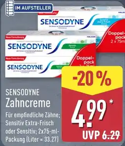 Aldi Nord SENSODYNE Zahncreme Angebot