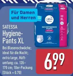 Aldi Nord SATESSA Hygiene Pants XL Angebot