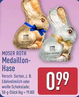 Aldi Nord MOSER ROTH Medaillon Hase Angebot