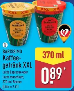 Aldi Nord BARISSIMO Kaffeegetränk XXL Angebot