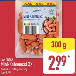 Aldi Nord LANDBECK Mini-Kabanossi XXL Angebot