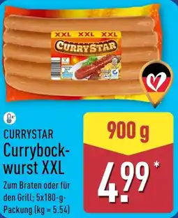 Aldi Nord CURRYSTAR Currybockwurst XXL Angebot