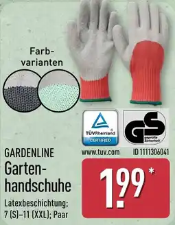 Aldi Nord GARDENLINE Gartenhandschuhe Angebot