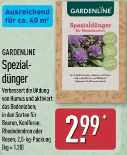 Aldi Nord GARDENLINE Spezialdünger Angebot