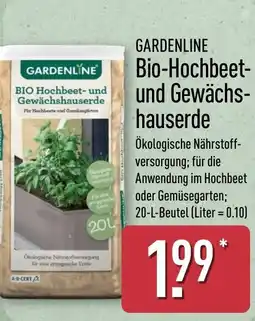 Aldi Nord GARDENLINE Bio-Hochbeet- und Gewächshauserde Angebot