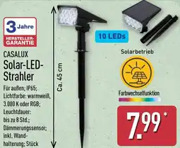 Aldi Nord CASALUX Solar-LED Strahler Angebot