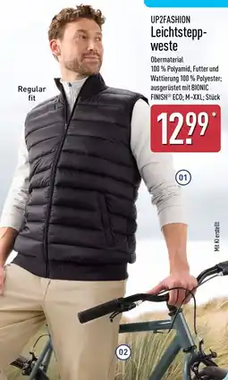 Aldi Nord UP2FASHION Leichtsteppweste Angebot
