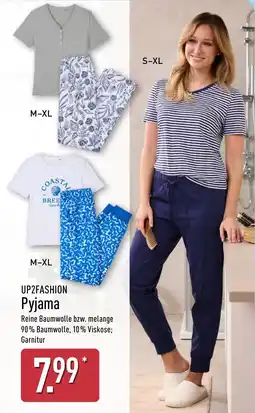 Aldi Nord UP2FASHION Pyjama Angebot
