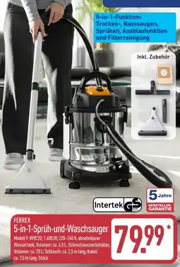 Aldi Nord FERREX 5-in-1 Sprüh-und-Waschsauger Angebot