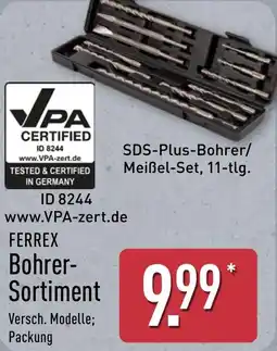 Aldi Nord FERREX Bohrer Sortiment Angebot