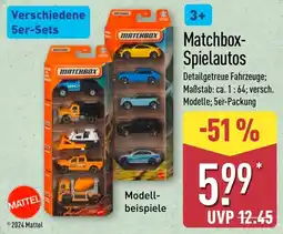 Aldi Nord Matchbox Spielautos Angebot