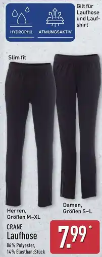 Aldi Nord CRANE Laufhose Angebot
