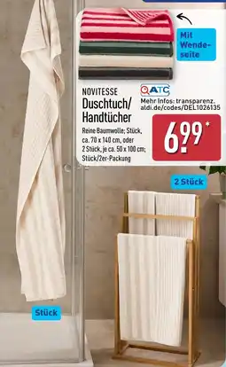 Aldi Nord NOVITESSE Duschtuch/ Handtücher Angebot