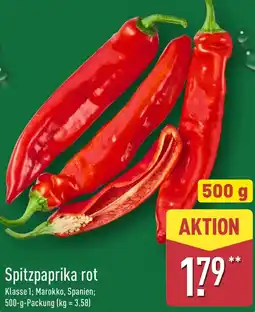 Aldi Nord Spitzpaprika rot Angebot
