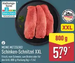 Aldi Nord MEINE METZGEREI Schinken-Schnitzel XXL Angebot