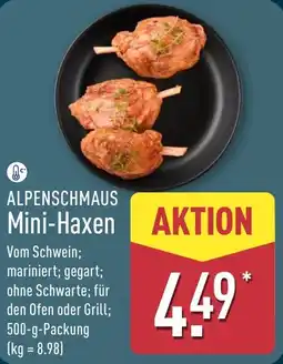 Aldi Nord ALPENSCHMAUS Mini Haxen Angebot
