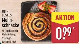 Aldi Nord MEIN BESTES Mohnschnecke Angebot