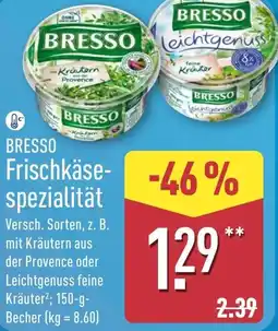 Aldi Nord BRESSO Frischkäse spezialität Angebot