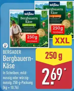 Aldi Nord BERGADER Bergbauern Käse Angebot