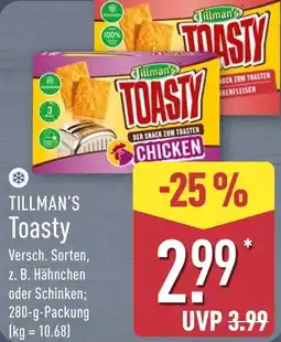 Aldi Nord TILLMAN'S Toasty Angebot