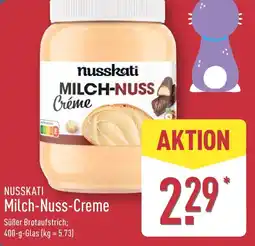 Aldi Nord NUSSKATI Milch-Nuss Creme Angebot