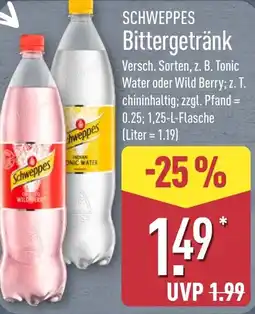 Aldi Nord SCHWEPPES Bittergetränk Angebot