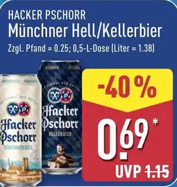 Aldi Nord HACKER PSCHORR Münchner Hell/Kellerbier Angebot