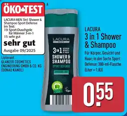 Aldi Nord LACURA 3 in 1 Shower & Shampoo Angebot
