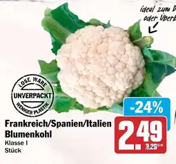HIT Frankreich/Spanien/Italien Blumenkohl Angebot
