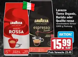 HIT Lavazza Tierra Organic, Barista oder Qualita rossa Angebot