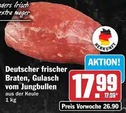HIT Deutscher frischer Braten, Gulasch vom Jungbullen Angebot