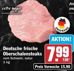 HIT Deutsche frische Oberschalensteaks Angebot
