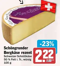 HIT Schöngrunder Bergkäse rezent Angebot