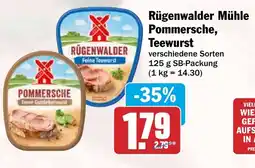 HIT Rügenwalder Mühle Pommersche, Teewurst Angebot