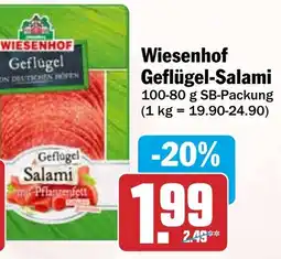 HIT Wiesenhof Geflügel Salami Angebot