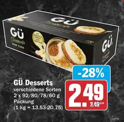 HIT GÜ Desserts Angebot