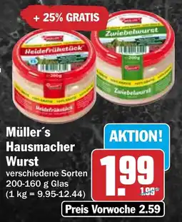 HIT Müller's Hausmacher Wurst Angebot