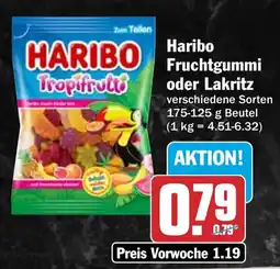 HIT Haribo Fruchtgummi oder Lakritz Angebot