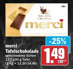 HIT merci Tafelschokolade Angebot