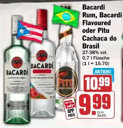 HIT Bacardi Rum, Bacardi Flavoured oder Pitu Cachaca do oder Brasil Angebot