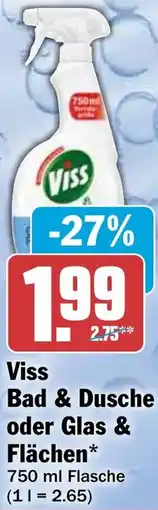 HIT Viss Bad & Dusche oder Glas & Flächen Angebot