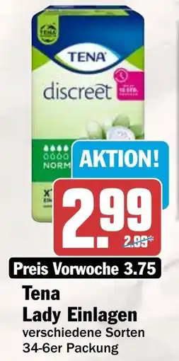 HIT TENA Lady Einlagen Angebot