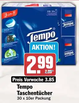 HIT Tempo Tempo Taschentücher 30 x 10er Packung Angebot
