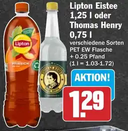 HIT Lipton Eistee oder Thomas Henry Angebot