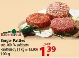 Multi Markt Bauern Gut Burger Patties Angebot