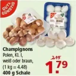 Multi Markt GUT& GÜNSTIG Champignons Angebot