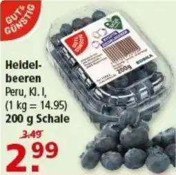 Multi Markt GUT& GÜNSTIG Heidelbeeren Angebot