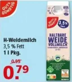 Multi Markt GUT& GUNSTIG H-Weidemilch Angebot